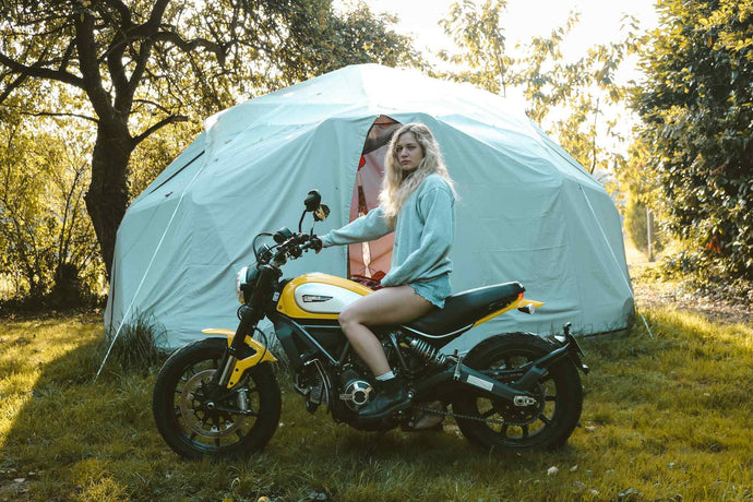 How to pack a motorcycle for camping?