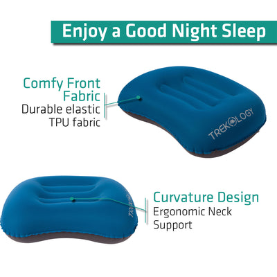 Trekology Aluft 1.0 : Inflatable Pillow for Camping