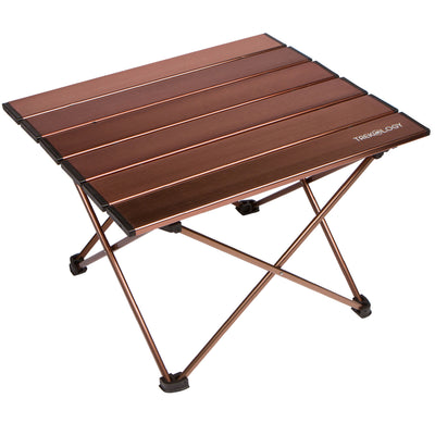 Medium TALU : Portable Camping Table with Aluminum Table Top