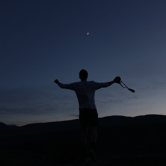 hiking at night