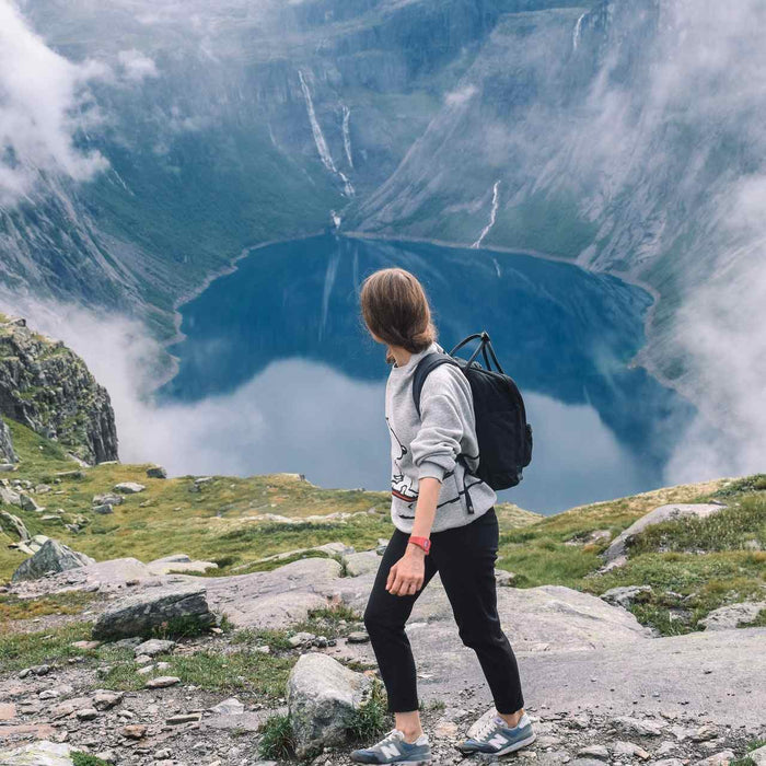 Hiking landscape illustrating preparation for a day on the trail
