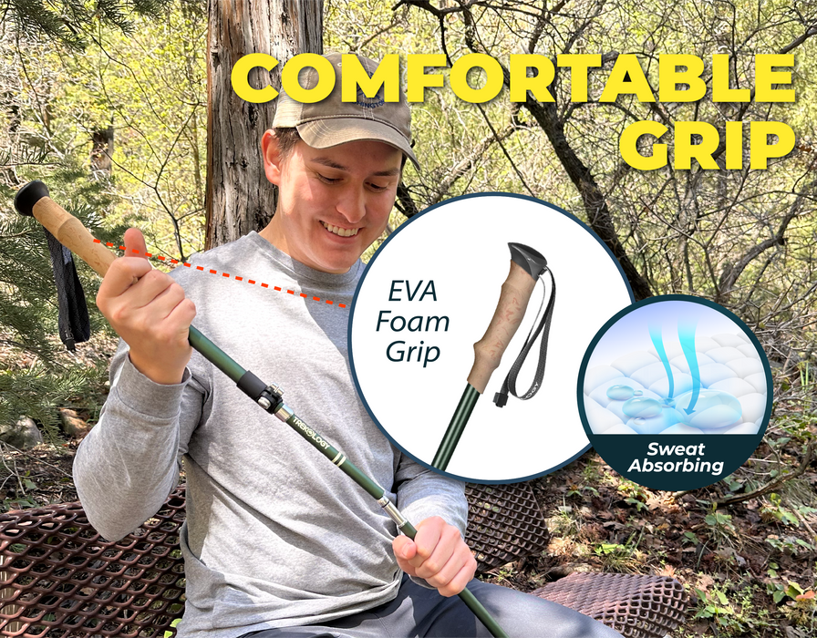TREKOLOGY TREK-Z SE SET : FOLDABLE TREKKING HIKING POLE 2PCS (US)