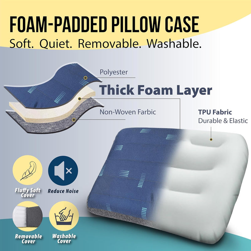 TREKOLOGY Premium Sleep Bundle: Air Mattress (DC Pump) & ALUFT Pro Foam Pillow - view 10 | Trekology