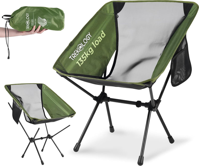 YIZI GO Camping Chair - 300lb Capacity, 930g