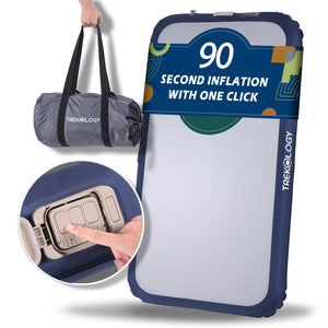 TREKOLOGY Air Mattress with Rapid 90-Second DC Pump (UK)