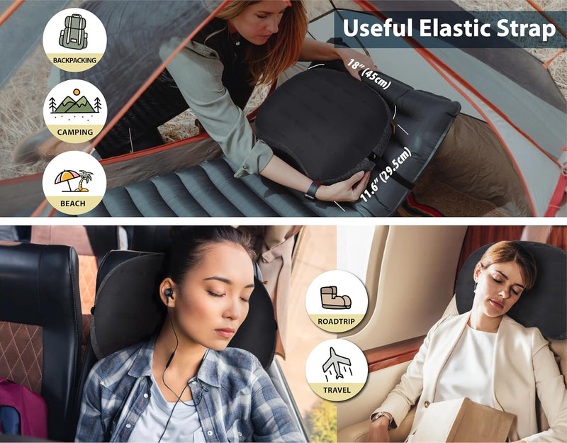 TREKOLOGY Secure Sleep Bundle: UL80 Mat & ALUFT Plus Pillow (with Strap) (UK)