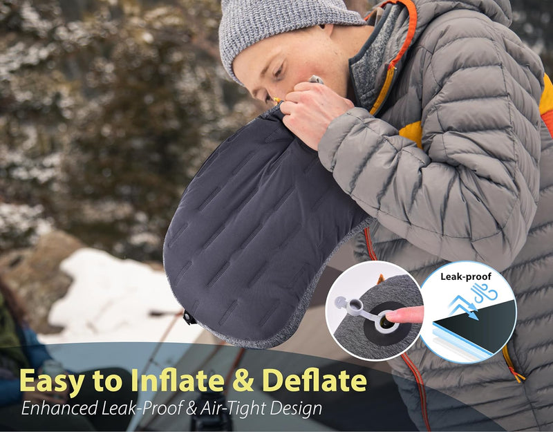 TREKOLOGY Rapid Sleep Bundle: Air Mattress & ALUFT Plus SE Pillow - view 15 | Trekology