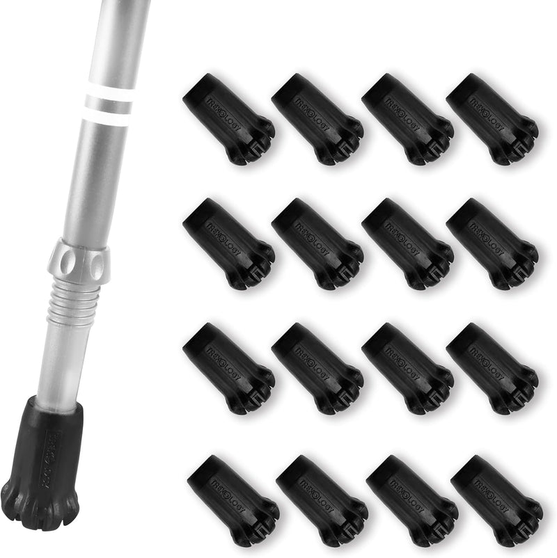 TREKOLOGY Trekking Poles Rubber Tips Accessories With Logo (US)