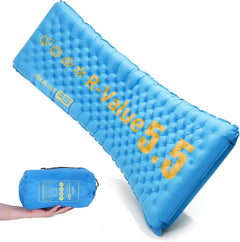 TREKOLOGY R5 Insulated Sleeping Mat - SGS-Certified 5.5 R-Value Winter Camping Mat | Trekology