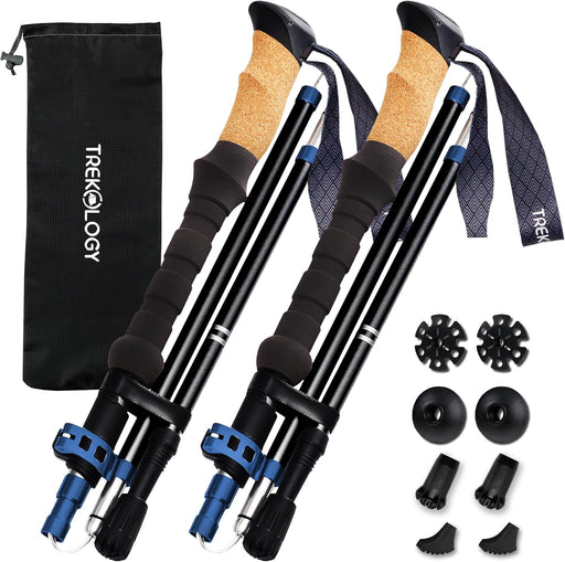Bâton Randonnée & Marche Pliable 5 Sections | AJ TrekZ 130 Bâton Randonnée & Marche Pliable 5 Sections | AJ TrekZ 130