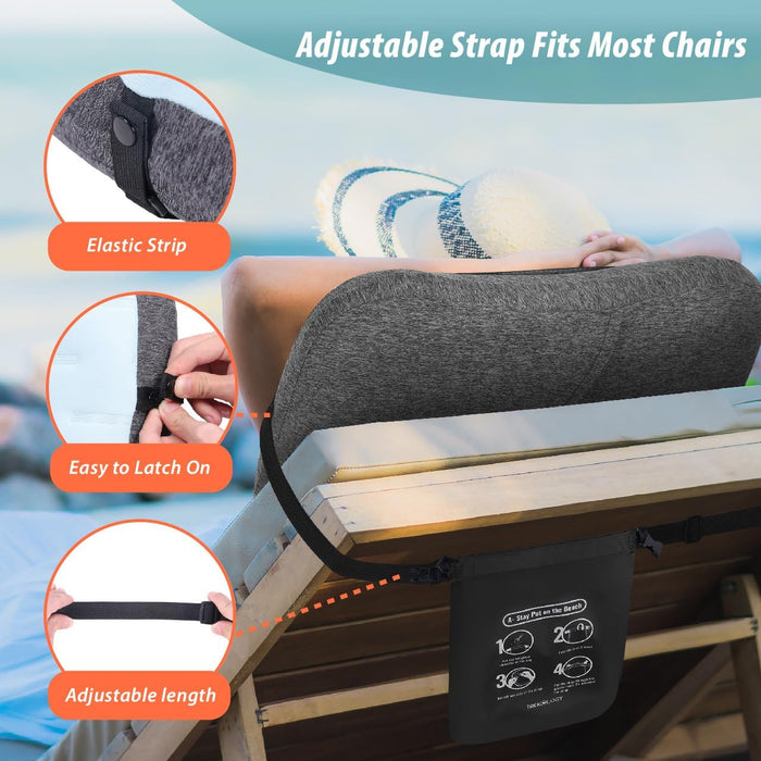 TREKOLOGY Aluft Mint : Inflatable Beach Pillow (US)