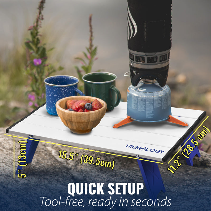 TREKOLOGY Ultralight Lounge Bundle: YIZI GO Chair Set & TALU Beach Table (UK)