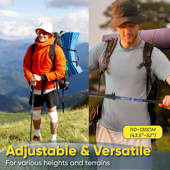 TREKOLOGY TREKZ Cork SE Lightweight Collapsible Hiking Pole (1 Pole Package) (UK)