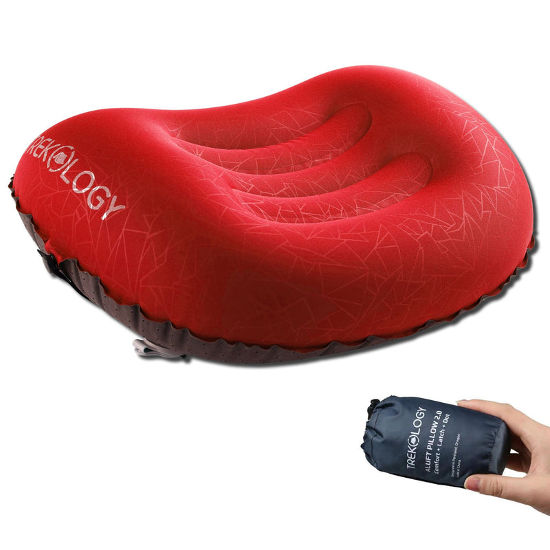 TrekStar Backpacking Inflatable Travel Pillow, Comfortable, Small, &  Ergonomic Design