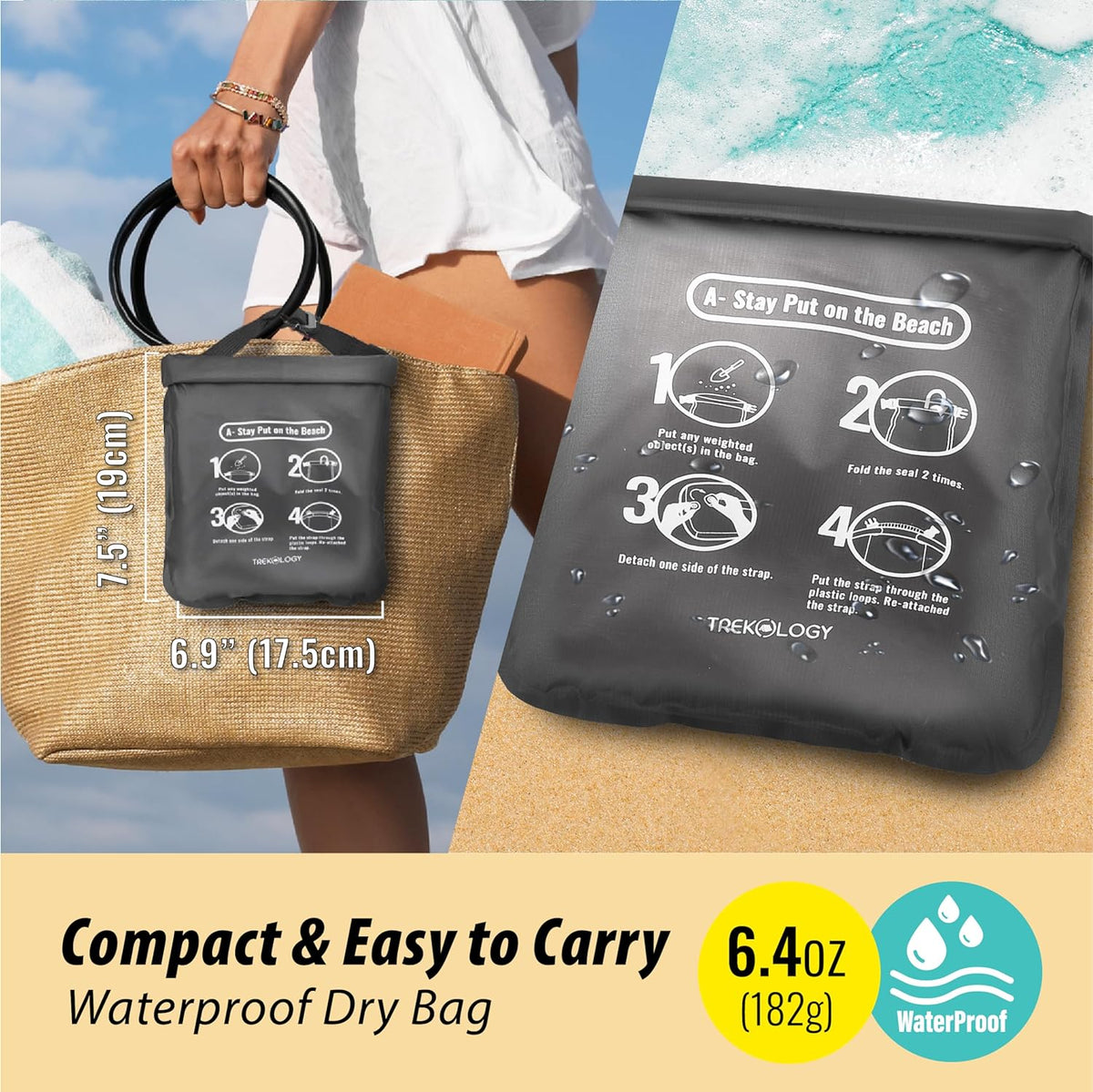 Trekology Aluft Mint SE Inflatable Beach Pillow