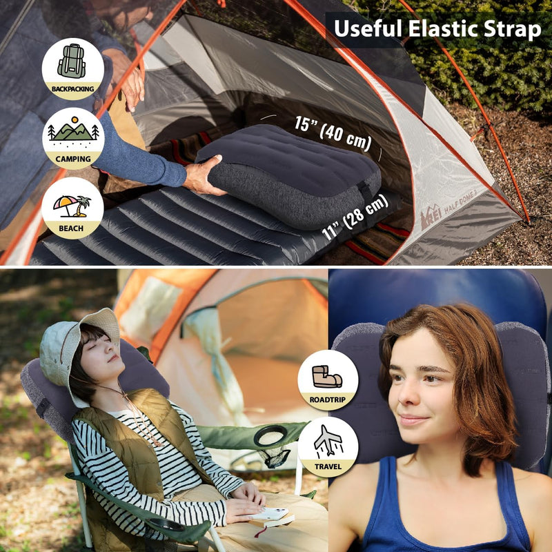 TREKOLOGY ALUFT Mint SE Inflatable Beach Pillow (UK)