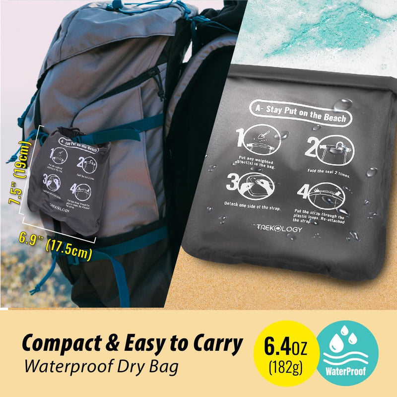 TREKOLOGY ALUFT Mint SE Inflatable Beach Pillow (UK)