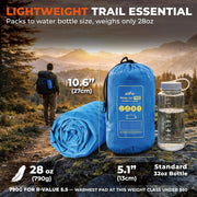 TREKOLOGY R5 Insulated Sleeping Pad: 5.5 R-Value & 4" Thick - in use outdoors | Trekology