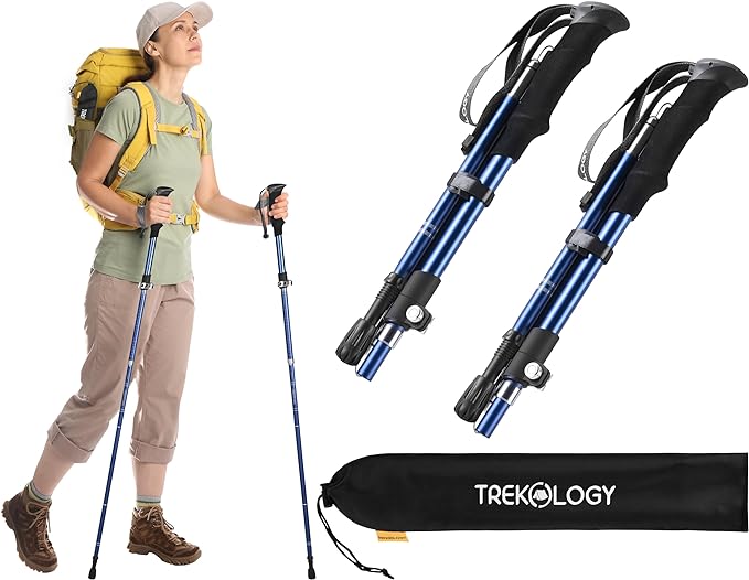 TREKOLOGY TREK-Z SE SET : FOLDABLE TREKKING HIKING POLE 2PCS (US)