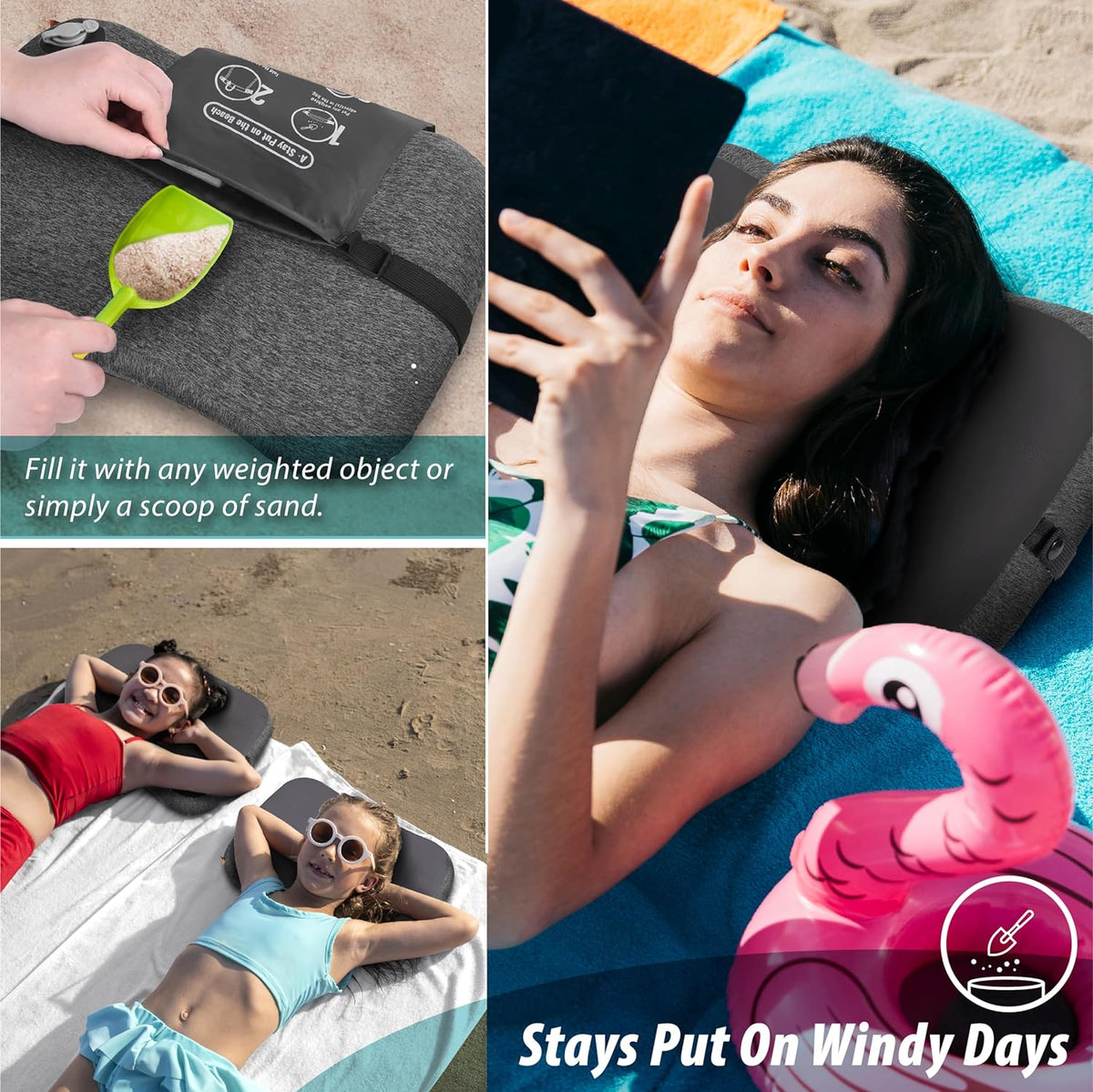 Trekology Aluft Mint SE Inflatable Beach Pillow