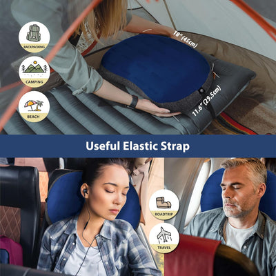 TREKOLOGY UL80 Inflatable Sleeping Pad with ALUFT Plus SE Pillow Set