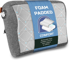 TREKOLOGY Aluft Pro SE Premium Inflatable Camping Pillow with Removable Foam-Padded (CA)