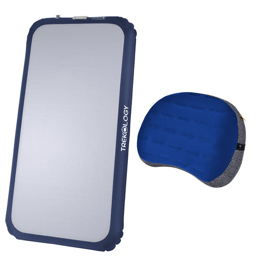 TREKOLOGY Rapid Sleep Bundle: Air Mattress & ALUFT Plus SE Pillow | Trekology