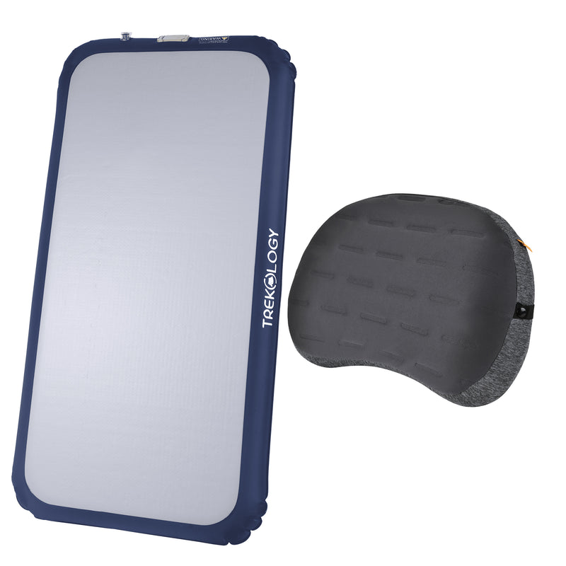TREKOLOGY Rapid Sleep Bundle: Air Mattress & ALUFT Plus SE Pillow - view 18 | Trekology