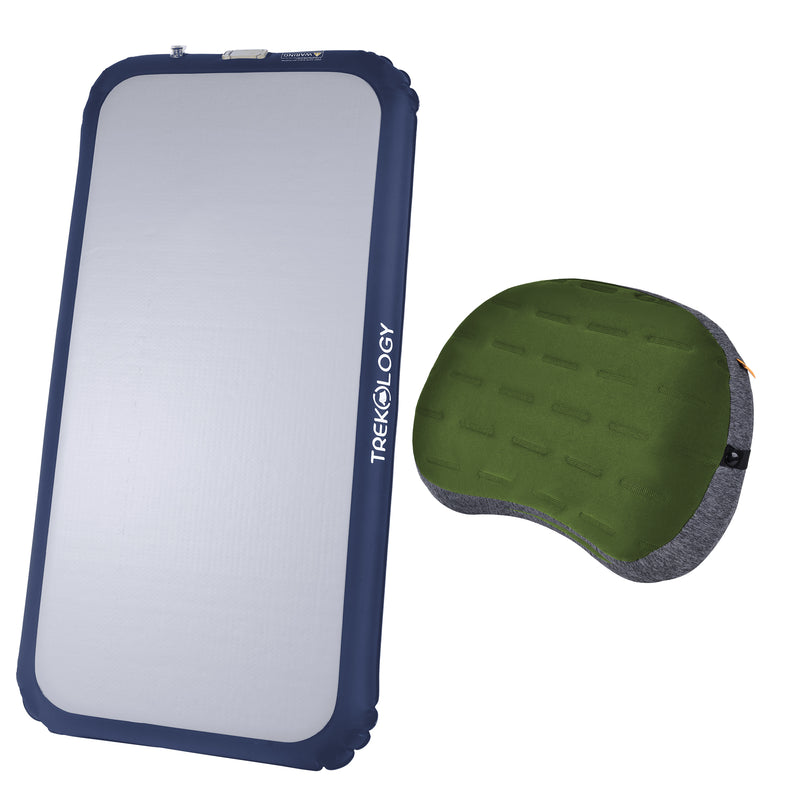 TREKOLOGY Rapid Sleep Bundle: Air Mattress & ALUFT Plus SE Pillow - view 17 | Trekology