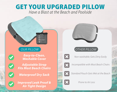 Aluft Mint : Inflatable Beach Pillow
