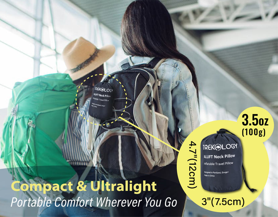 TREKOLOGY New Inflatable Neck Airplane Travel Pillow (US)