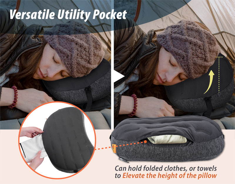 TREKOLOGY Aluft Plus : Inflatable Pillow for Camping (US)