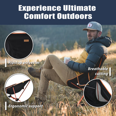 YIZI-GO : Compact Portable Camping Chair with Fixed Height