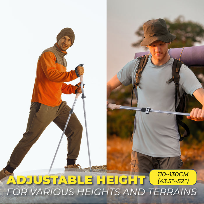TREKOLOGY TREKZ XE Lightweight Collapsible Trekking Poles 2PCS (CA)