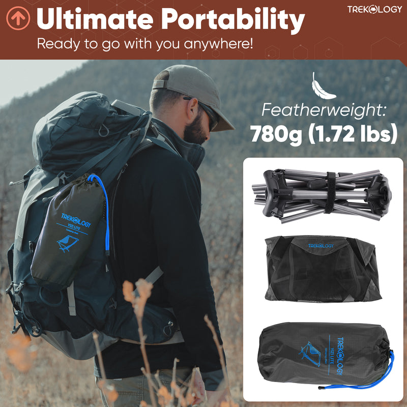 TREKOLOGY YIZI-LITE : Lightweight Camping Chair (BLUE) (US)