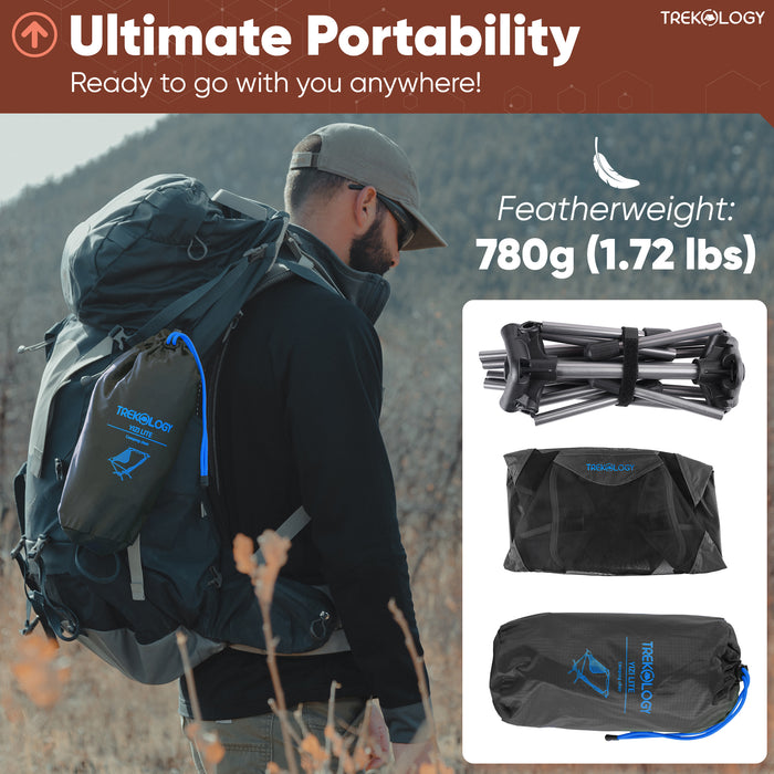 TREKOLOGY YIZI-LITE : Lightweight Camping Chair (BLUE) (US)