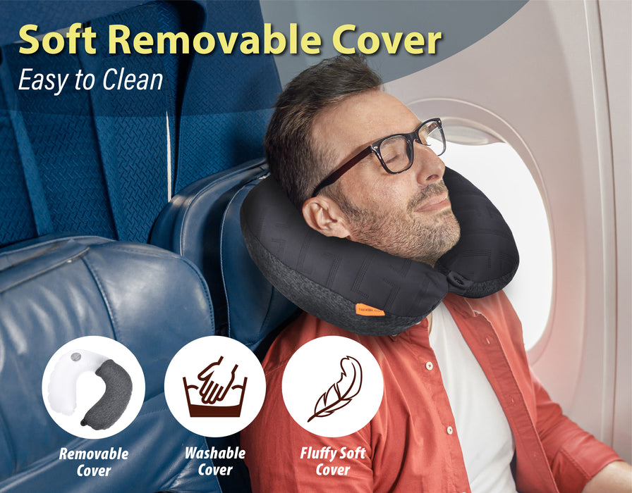 TREKOLOGY New Inflatable Neck Airplane Travel Pillow (US)