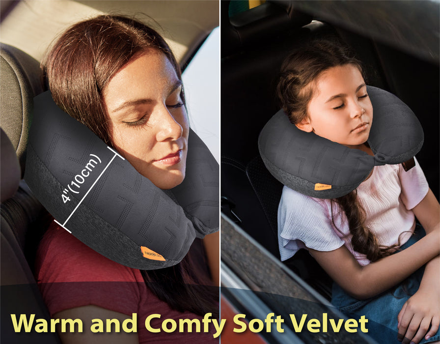 TREKOLOGY New Inflatable Neck Airplane Travel Pillow (US)