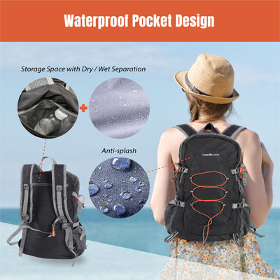 Trekology 30L Lightweight Packable Backpack