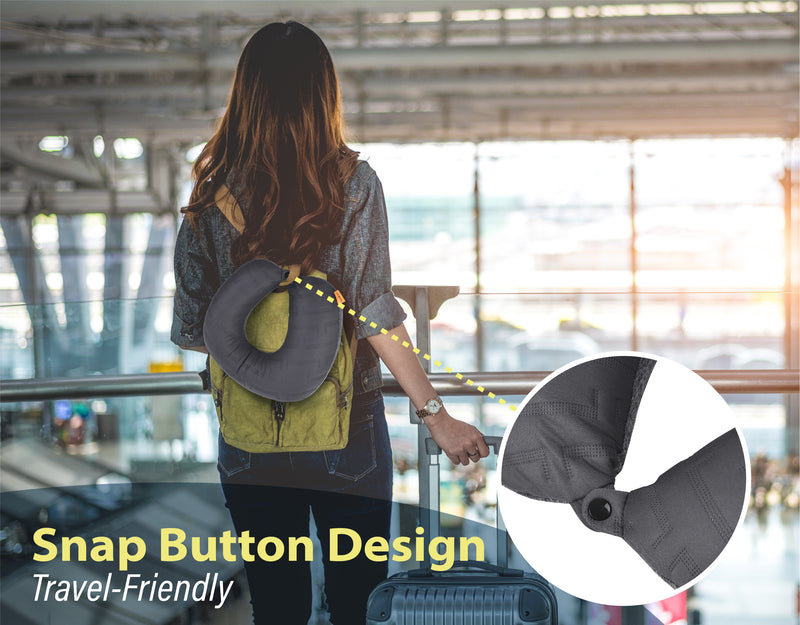 TREKOLOGY New Inflatable Neck Airplane Travel Pillow (US)