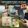 TREKOLOGY Portable Camping Fan with LED Light 20000mAh Battery and Power Bank