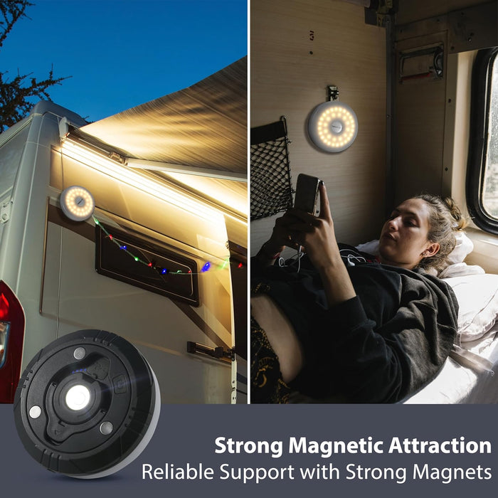 TREKOLOGY 2-in-1 Rechargeable Camping Lantern & String Lights 1pc (CA)
