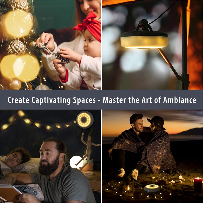 TREKOLOGY 2-in-1 Rechargeable Camping Lantern & String Lights 1pc (CA)