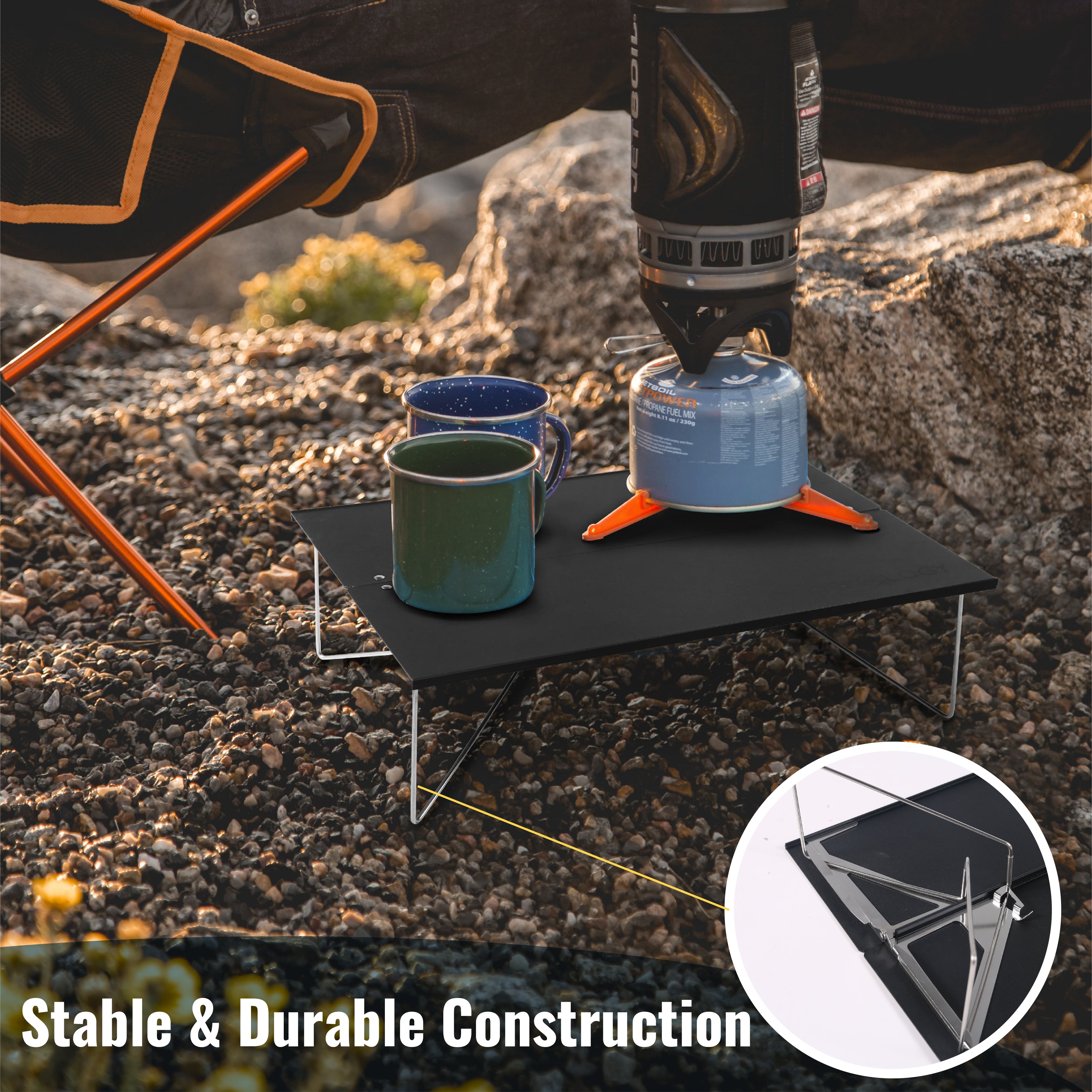 TALU MINI Table – Tool-Free Setup | Trekology — TREKOLOGY