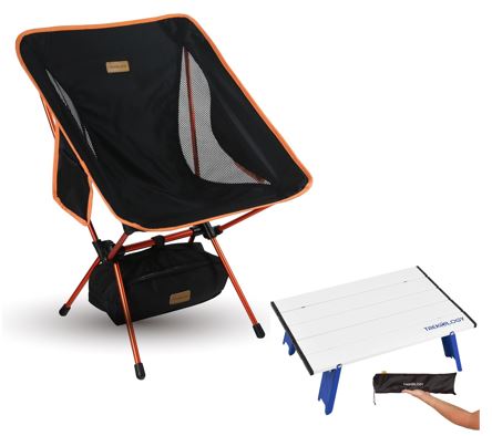 TREKOLOGY Ultralight Lounge Bundle: YIZI GO Chair & TALU Beach Table (UK)