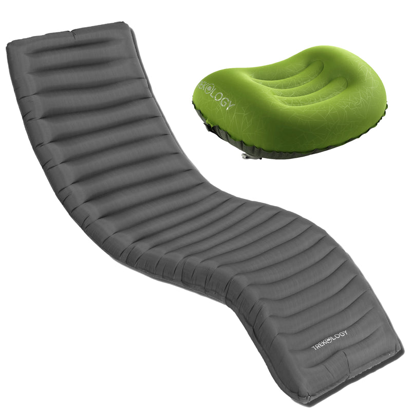 TREKOLOGY Ultralight Sleep Bundle: UL80 Pad & ALUFT 2.0 Pillow (UK)
