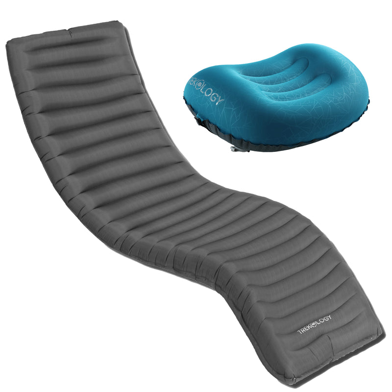 TREKOLOGY Ultralight Sleep Bundle: UL80 Pad & ALUFT 2.0 Pillow (UK)