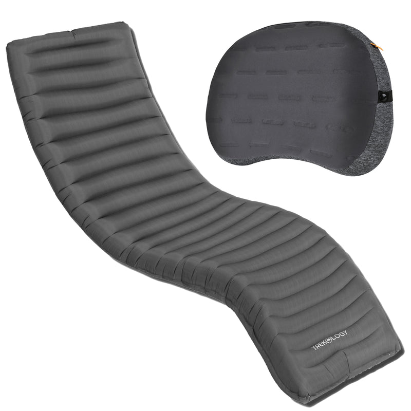 TREKOLOGY Secure Sleep Bundle: UL80 Mat & ALUFT Plus Pillow (with Strap) (UK)
