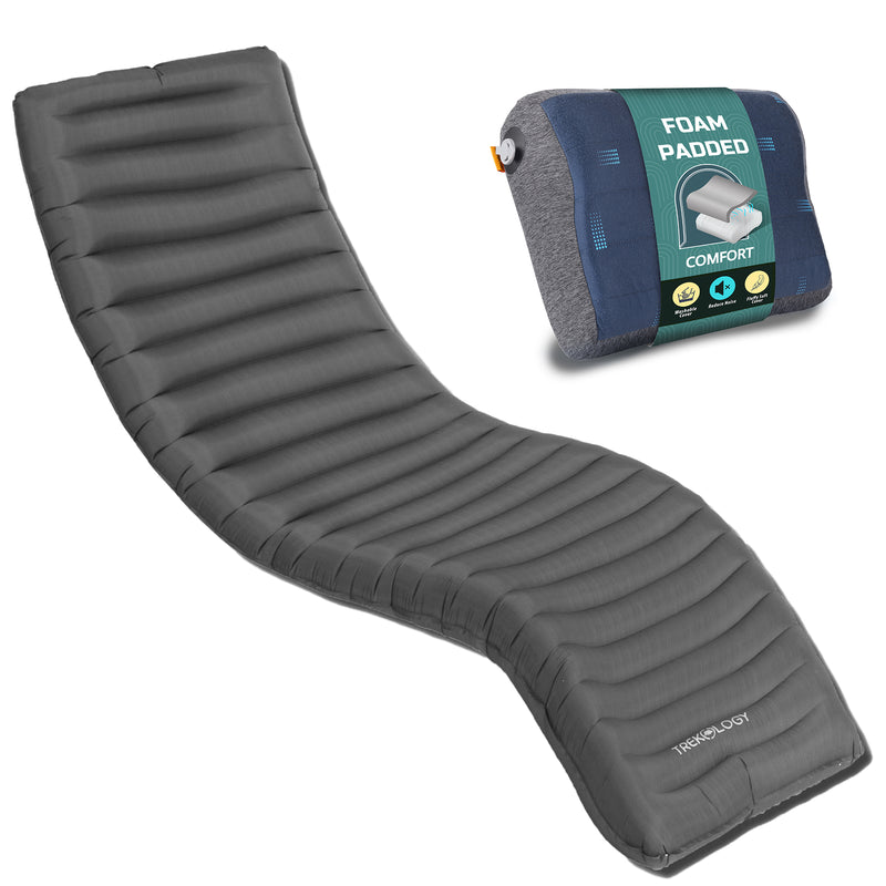TREKOLOGY Premium Sleep Bundle: UL80 Mat & ALUFT Pro Foam Pillow (UK)