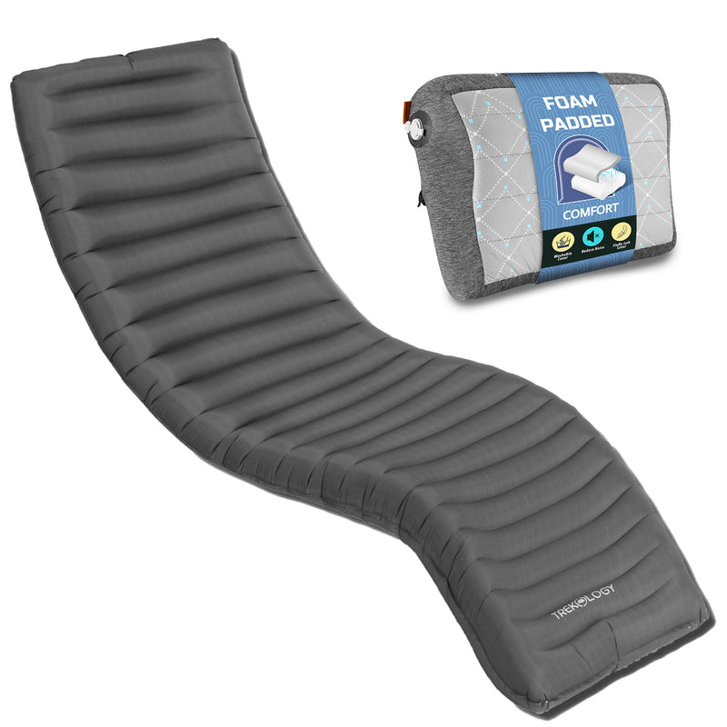 TREKOLOGY Premium Sleep Bundle: UL80 Mat & ALUFT Pro Foam Pillow (UK)
